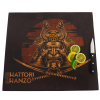 Walnut End Grain Cutting Board with Hattori Hanzo Inlay | Serving Board in Serveware by Red Tail Boards