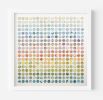 Three Hundred and Twenty Four World Map Dots Rainbow | Collage in Paintings by Amelia Coward