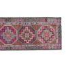 Neoclassical Style Vintage Turkish Oushak Runner, Extra Long | Runner Rug in Rugs by Vintage Pillows Store. Item composed of cotton & fiber