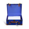 Cobalt Vintage Style Towel Crate | Toiletry in Storage by Rikan