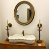 Classic-Midcentury Design Carrara Marble Sink | Water Fixtures by AYMARBLEDESIGN LLC