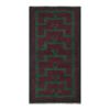 Mid Century Modern Tulu Turkish Tulu Rug with Tribal Pattern | Runner Rug in Rugs by Vintage Pillows Store. Item composed of cotton