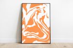 The Energy Of Orange Art Print | Prints by Britny Lizet. Item composed of paper in boho or contemporary style