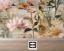 Floral Whimsy — Bold Florals Luxury Wallpaper Mural | Wall Treatments by ELLE WALLS