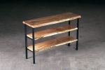 Live Edge Maple Shelving | Storage by Urban Lumber Co.. Item made of maple wood with metal