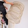 Nora Macrame Lamp - Beige | Pendants by Hamimi