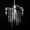 Tribeca Compact Chandelier Pendant (5 Bulb) | Chandeliers by Michael McHale Designs. Item made of steel with glass