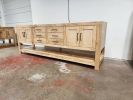MODEL 1089 - Custom Double Sink Vanity | Countertop in Furniture by Limitless Woodworking. Item composed of maple wood in mid century modern or contemporary style