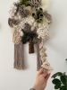 Unique coral reef weaving | Tapestry in Wall Hangings by Awesome Knots. Item composed of bamboo and cotton in boho or japandi style