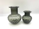 Smoke Medium Optic Vase | Vases & Vessels by Tucker Glass and Design`