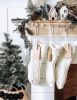 Cream Hand-Knitted Stocking | Textiles by Busa Designs