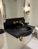 Modern-Minimalist Black Nero Marble Sink | Water Fixtures by AYMARBLEDESIGN LLC