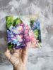 Hydrangea flowers painting original, Floral art canvas oil | Oil And Acrylic Painting in Paintings by Natart. Item made of canvas with synthetic works with contemporary style