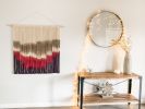 Extra Large Hand Dyed Modern Macrame Wall Hanging | Wall Hangings by Love & Fiber. Item composed of cotton and fiber