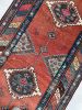 TUSCAN DREAM | Long Antique Caucasian Runner | Clay, Amber | Runner Rug in Rugs by The Loom House. Item made of fabric with fiber