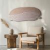 Plaster Wall Sculpture: Minimalist Abstract Art, Neutral Beige | Wall Hangings by Vaiva Art Atelier