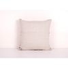 Vintage Turkish Oushak Rug Pillow Cover, Handmade Tan Carpet | Cushion in Pillows by Vintage Pillows Store