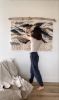 Textile Wall Art Tapestry in Wool, Cotton, and Linen "Balm" | Macrame Wall Hanging in Wall Hangings by Rebecca Whitaker Art. Item made of cotton with fiber works with boho & contemporary style