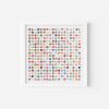 Three Hundred and Twenty Four Marbled Dots Collage Painting | Paintings by Amelia Coward