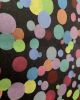Circles of Love 24"x 24" | Mixed Media in Paintings by Emeline Tate. Item made of synthetic
