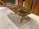 Luxury Dining Table - Epoxy Table - Modern Forest Table | Tables by Tinella Collection. Item in contemporary or country & farmhouse style