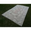 Early 20th Century Vintage Turkish Oushak Hand-Knotted Wool | Area Rug in Rugs by Vintage Pillows Store. Item composed of cotton & fiber