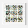 Four Hundred Winter Landscape Dots Collage Print | Prints by Amelia Coward