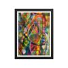 Framed Print - Organic Life - Abstract Colorful Geometric | Work by Eman's Gallery