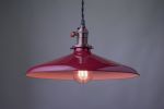14 Inch Red - Pendant Lights - Model No. 3530 | Pendants by Peared Creation. Item composed of metal