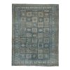 19th Century Shabby Chic Geometric Tribal Antique Caucasian | Area Rug in Rugs by Vintage Pillows Store. Item composed of cotton