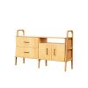 Entertainment center, Mid century sideboard | Storage by Plywood Project. Item made of oak wood compatible with minimalism and mid century modern style