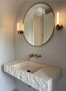Handmade Rustic Marble Sink: Natural Stone Bathroom Basin | Water Fixtures by AYMARBLEDESIGN LLC