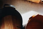 16in Black Leather Basket | Storage Basket in Storage by Harrow and Sickle Leather Design