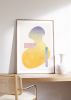 Mid Century Modern Wall Art Print, Abstract Artwork | Digital Art in Art & Wall Decor by Capricorn Press. Item composed of paper