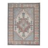 Vintage Oversize Gray Turkish Oushak Rug 5'8" X 7'5" | Area Rug in Rugs by Vintage Pillows Store. Item made of cotton with fiber