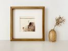 Brown Art Print/Minimal Abstract Painting/Modern Neutral | Prints by Melissa Mary Jenkins Art. Item made of paper works with minimalism & modern style