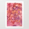Rubra Corde | Prints by Brazen Edwards Artist. Item made of canvas & paper