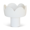Fleur Medium Footed Bowl | Serving Bowl in Serveware by Tina Frey. Item composed of synthetic