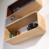 Handcrafted Pine Floating Shelf: Mid-Century Modern Bentwood | Shelving in Storage by Spacecraft Furnishing
