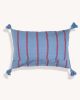 Multi Stripe Handwoven Cushion | Pillows by Routes Interiors. Item made of cotton works with boho & eclectic & maximalism style