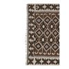 Vintage Turkish Kayseri Kilim Rug 3'10" X 4'7" | Area Rug in Rugs by Vintage Pillows Store. Item composed of wool and fiber