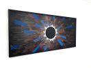 Dark Matter (in blue) | Wall Sculpture in Wall Hangings by StainsAndGrains. Item made of wood works with contemporary & industrial style