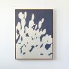 "Indigo" Original Painting, 40 x 30 inches | Oil And Acrylic Painting in Paintings by Lesley Anderson