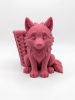 Woodland Wolf Pup Basket Planter | Plant Stand in Plants & Landscape by Kimi Craft Corner