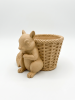 Squirrel Wicker Planter | Plant Stand in Plants & Landscape by Kimi Craft Corner