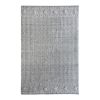 Taupe Hand Woven PET Textured Geometric Area Rug | Rugs by Swiflo