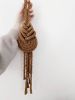 THE PIPA Small Modern Macrame Wall Hanging in Camel/Brown | Wall Hangings by Damaris Kovach