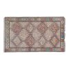 Distressed Turkish Animal Soumac Rug 3'10'' X 6'7'' | Area Rug in Rugs by Vintage Pillows Store. Item made of cotton with fiber