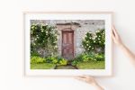 Red door photograph, "Dashwood Cottage" photography print | Photography by PappasBland. Item made of paper compatible with country & farmhouse and rustic style