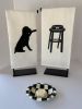 Friendly Dog and Friendly Stool | Decorative Objects by Kerry & Clyde, LLC ,  Jill Fulton, Artist and Owner
